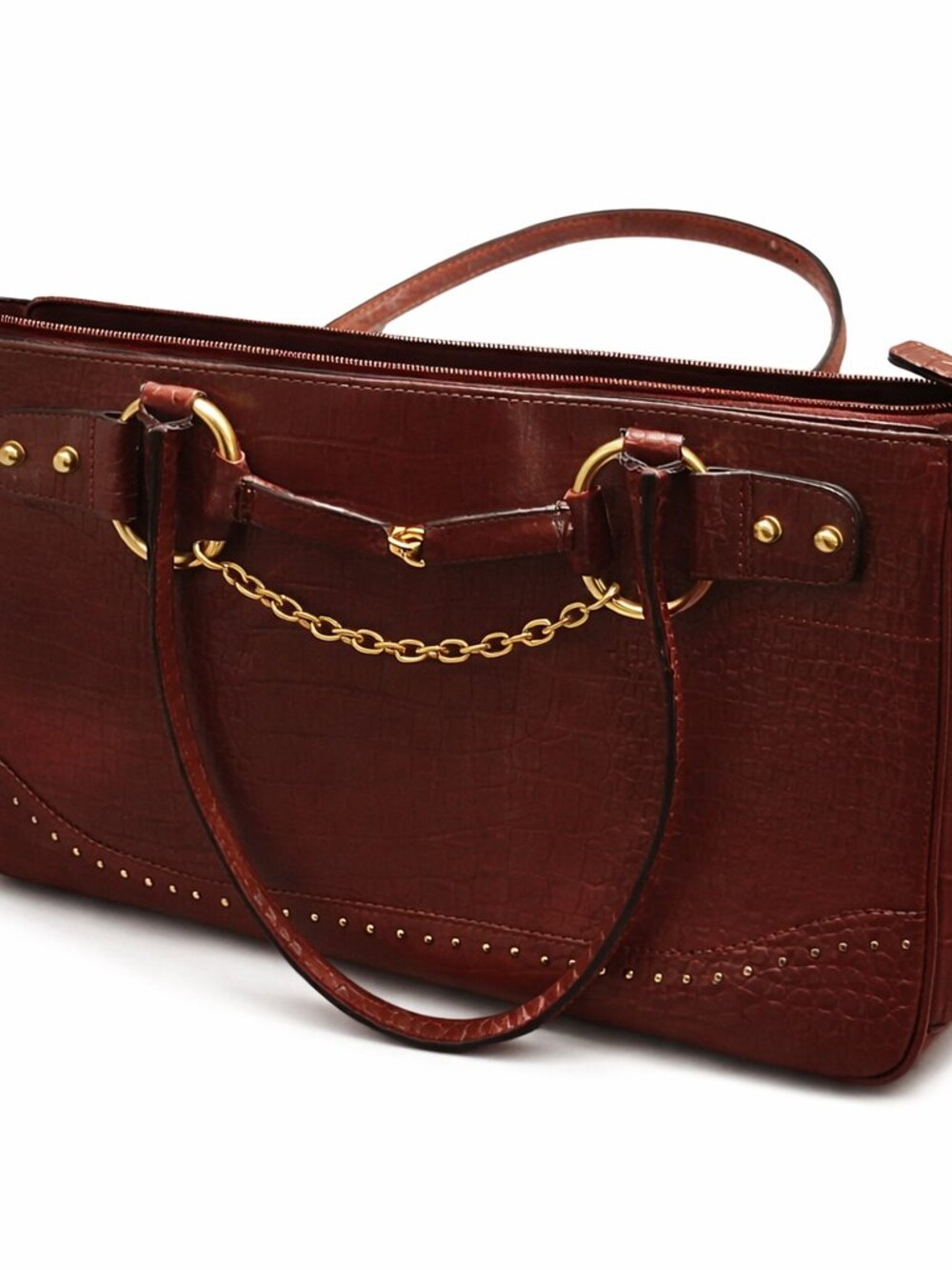 1/2 PRICE🔻Faux Croc-Effect Alligator Bag